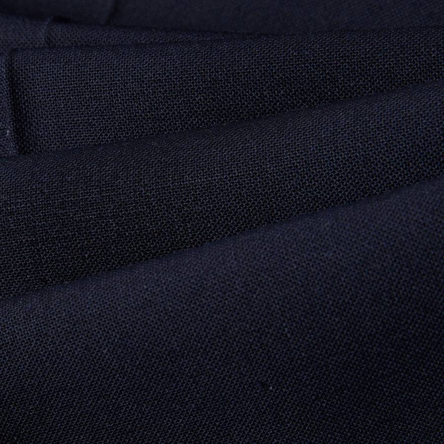 Paolo Pecora Pantaloni In Fresco Lana - Blu Navy