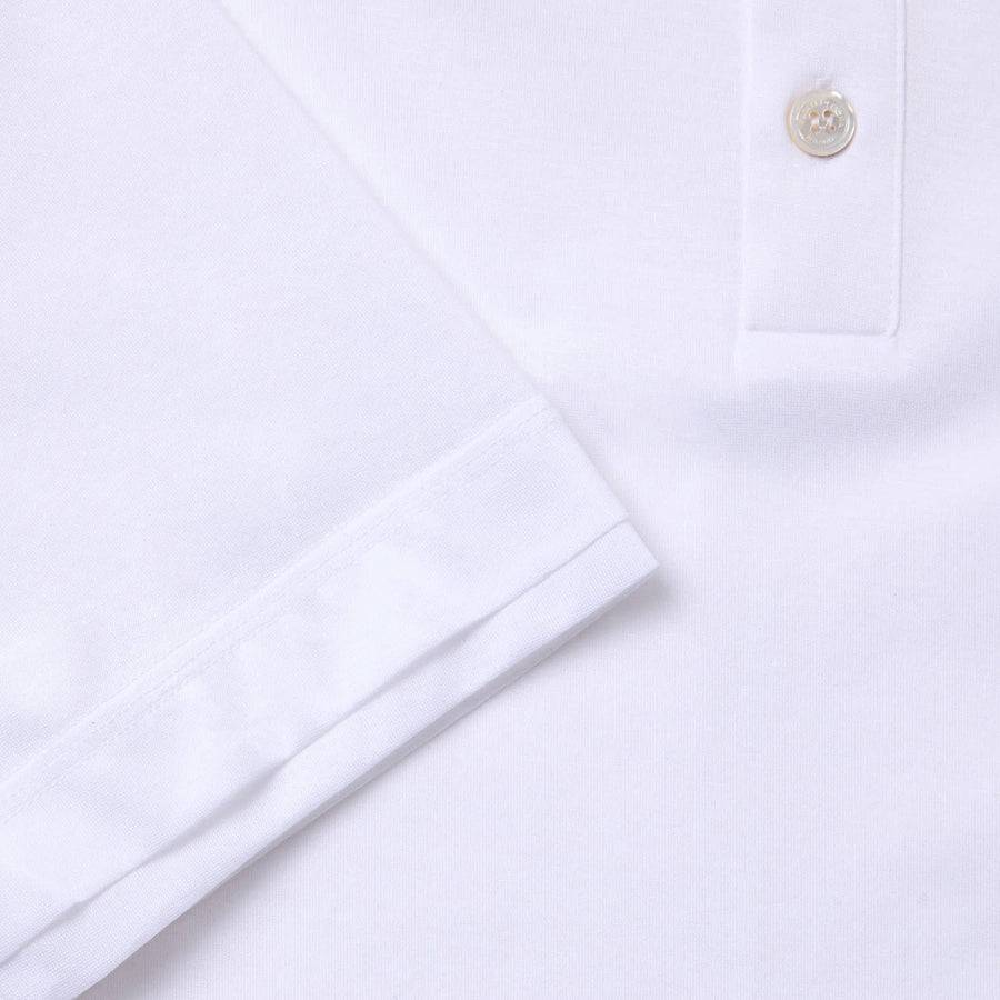 Paolo Pecora Polo In Jersey - Bianca