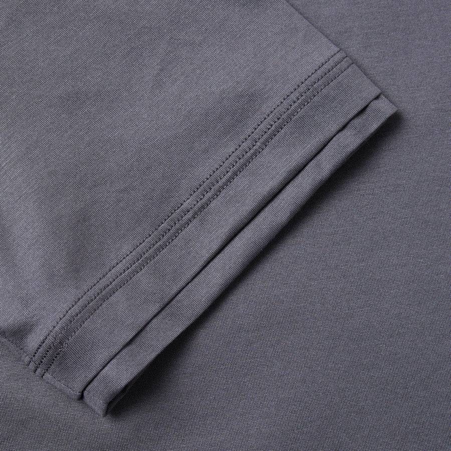 Paolo Pecora T-Shirt In Jersey Lucido - Antracite