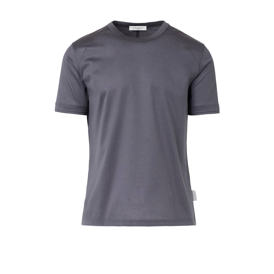 Paolo Pecora T-Shirt in Jersey Lucido - Antracite