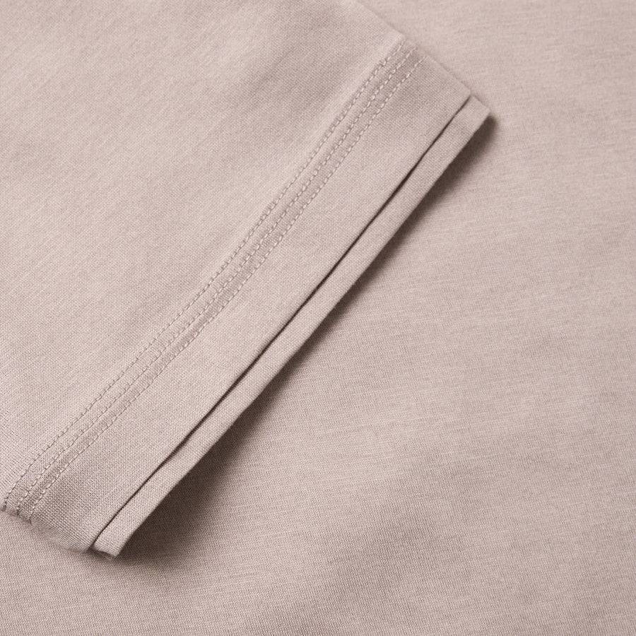 Paolo Pecora T-Shirt In Jersey Lucido - Tortora