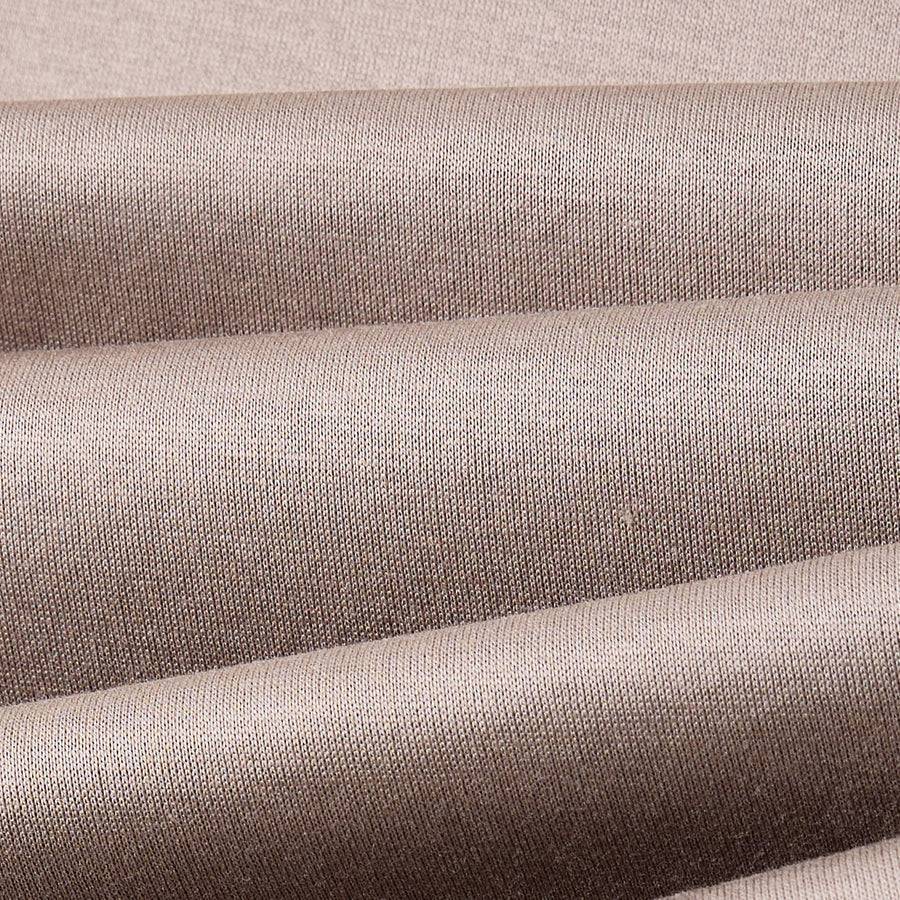 Paolo Pecora T-Shirt In Jersey Lucido - Tortora