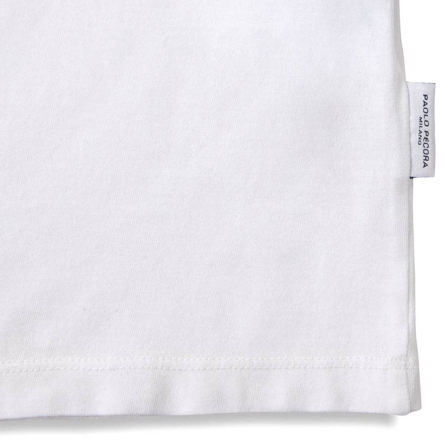 Paolo Pecora T-Shirt In Jersey Puro Cotone - Bianco
