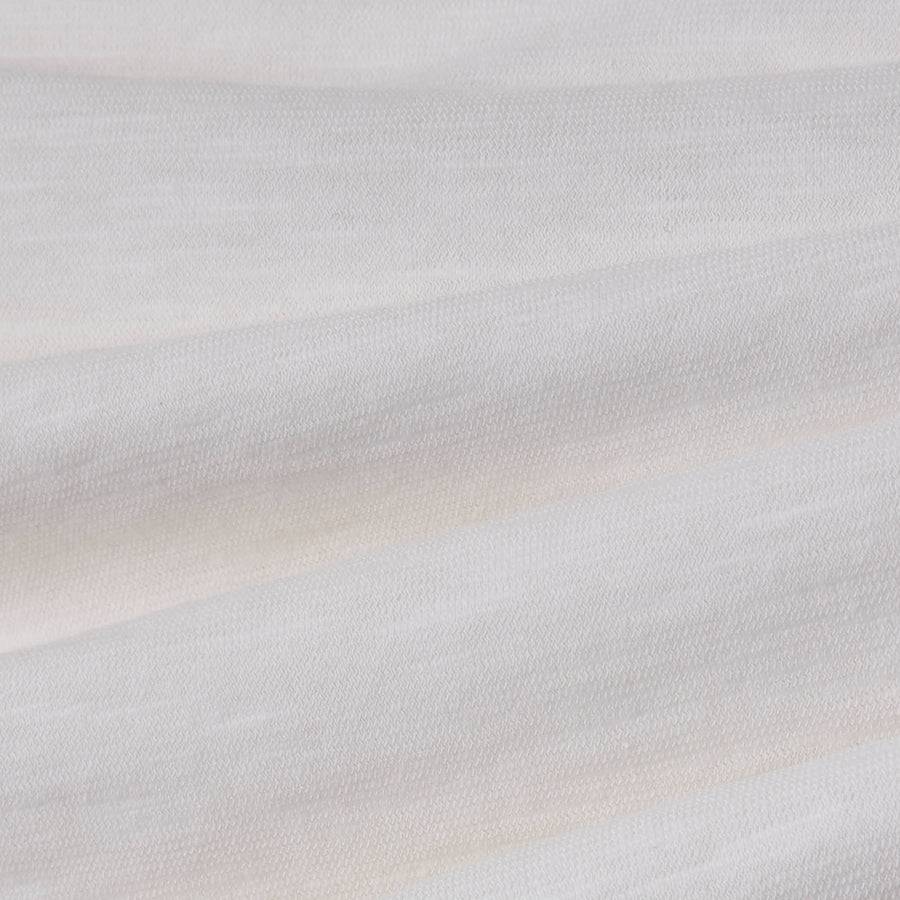 Paolo Pecora T-shirt Jersey Cotone Lino - Bianca