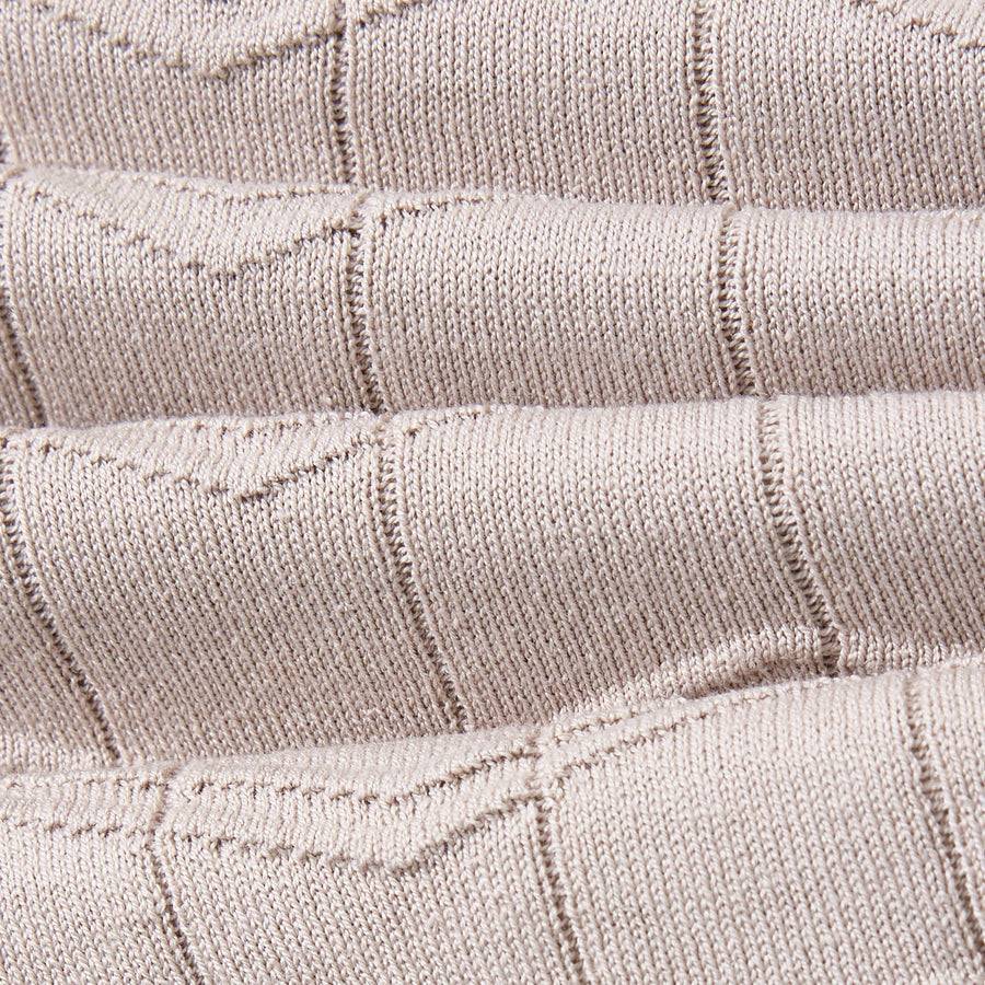 Paolo Pecora Polo In Maglia Ecrùdi Seta Cotone Extrafine