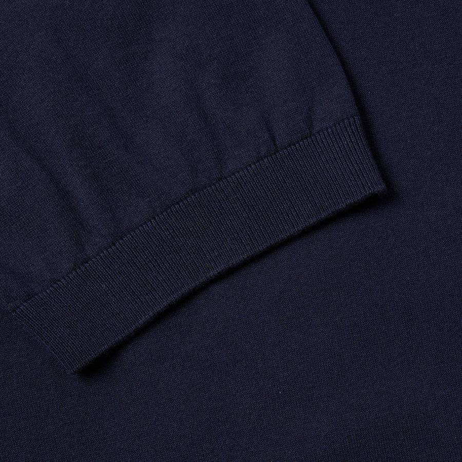 Paolo Pecora Polo Manica Corta In Cotone Extrafine - Blu Navy