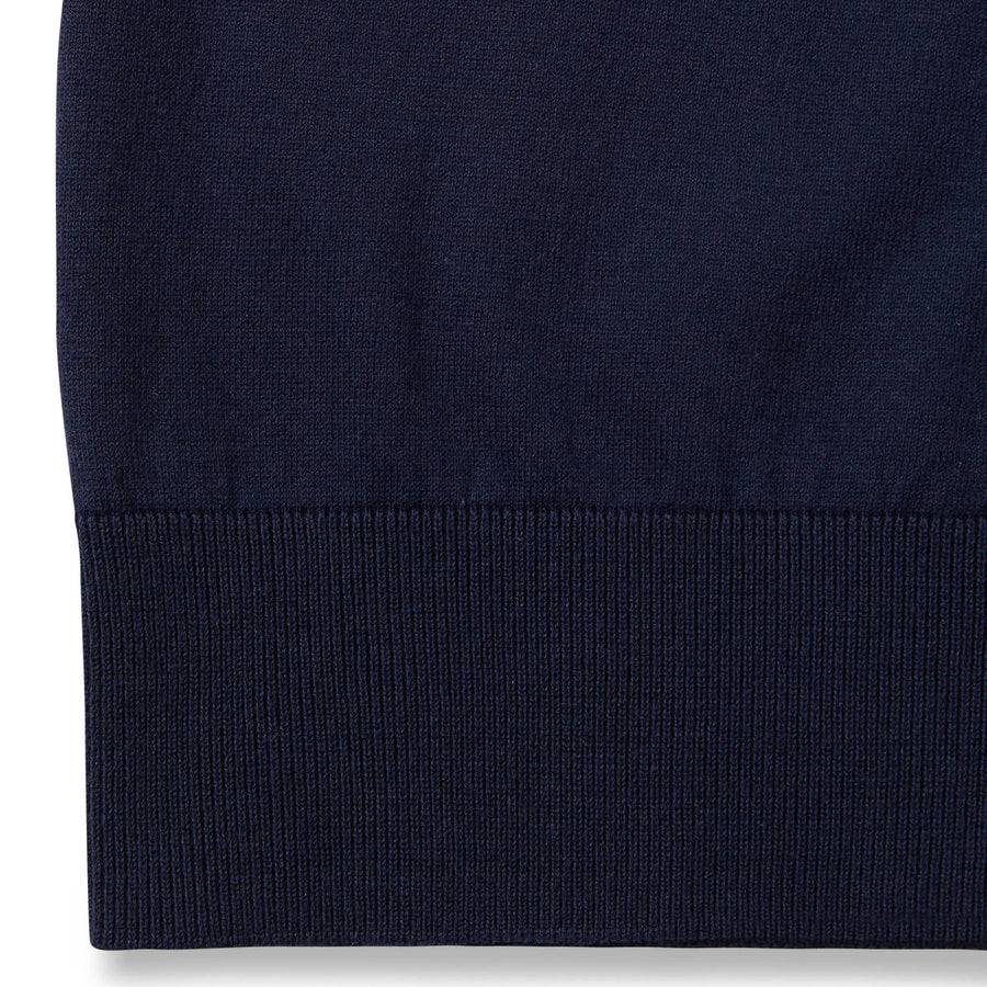 Paolo Pecora Polo Manica Corta In Cotone Extrafine - Blu Navy