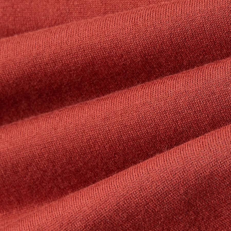 Paolo Pecora Polo Manica Corta In Puro Cotone Extrafine - Rosso Granata