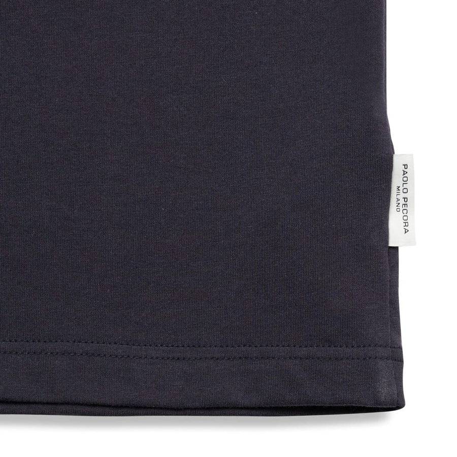 Paolo Pecora T-shirt Blu Navy "Holiday" By Pietro Terzini