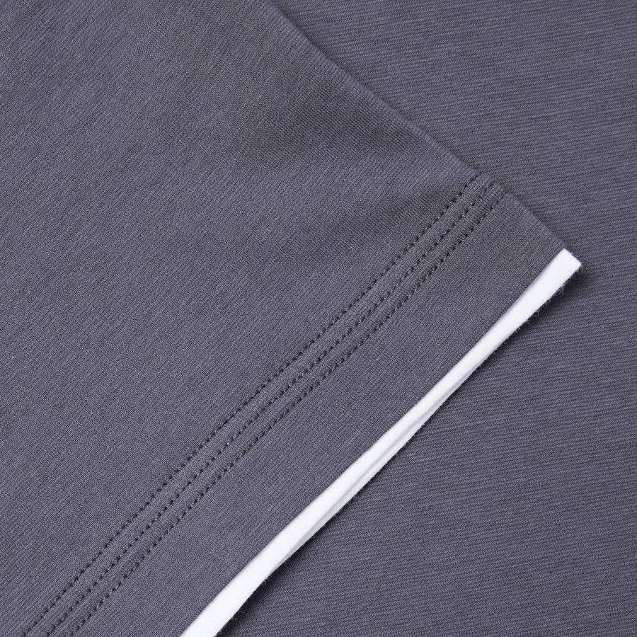 Paolo Pecora T-Shirt In Jersey Extrafine - Grigio Antracite