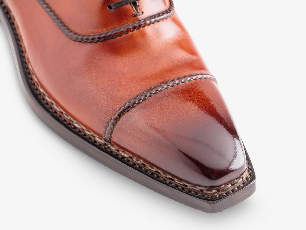 Paolo Sartori Art. 175BOUT Oxford In Pelle Anticata Cognac