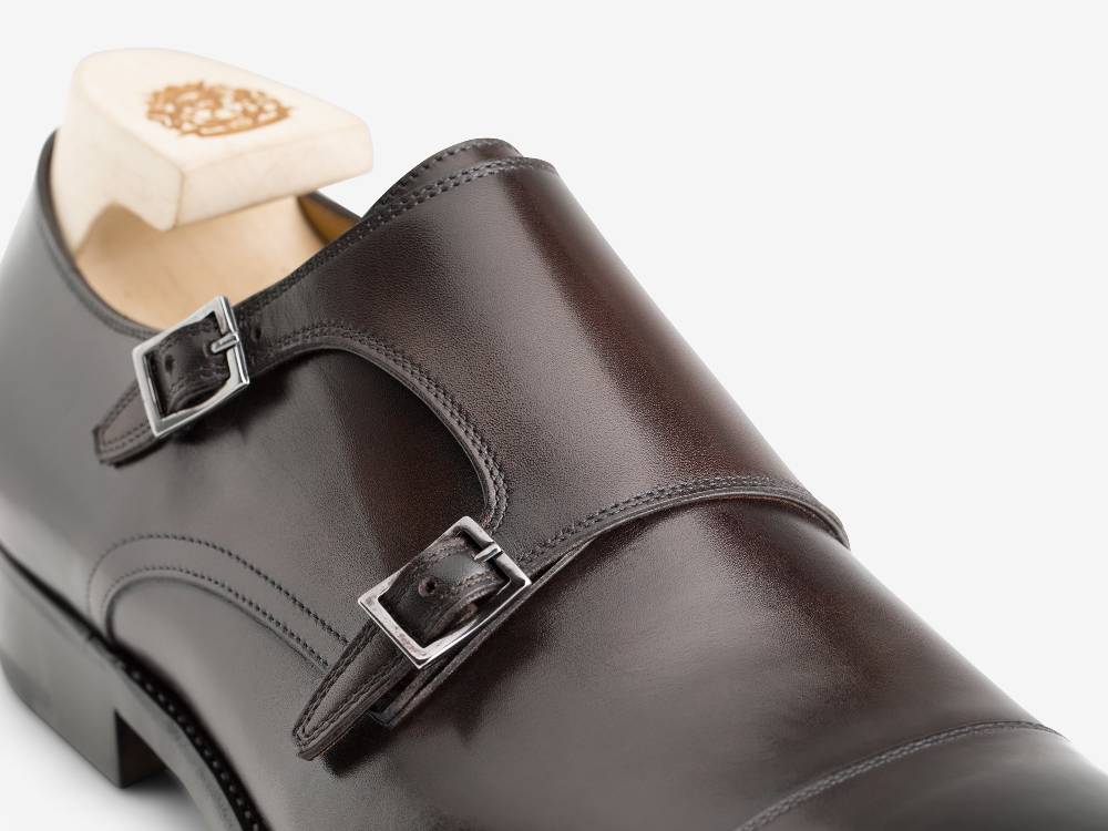 Paolo Sartori Art.412 Doppia Fibbia In Pelle Anticata Vietri