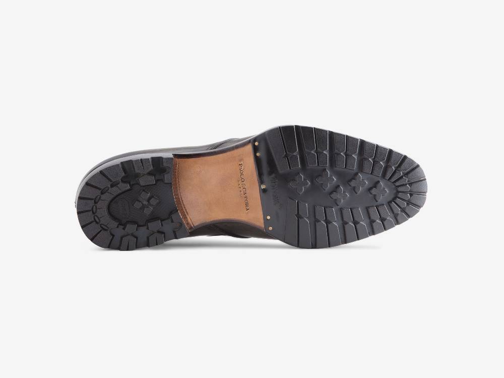 Paolo Sartori Art. 512 Desert Boot In Pelle Anticata Verdegris