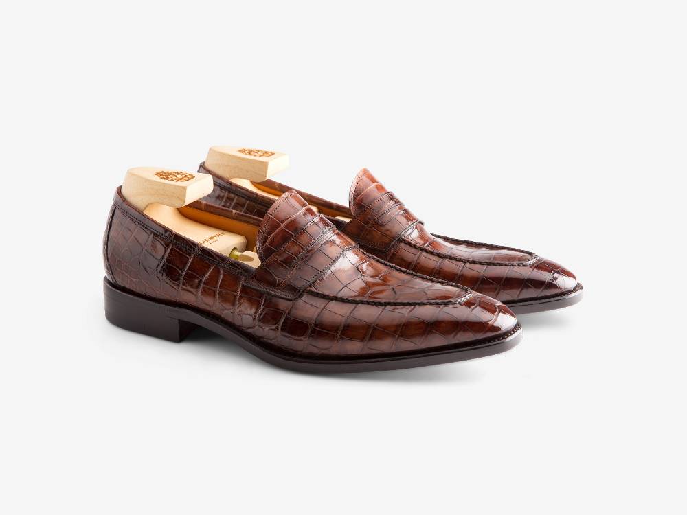 Paolo Sartori Art. 539 Mocassino In Pelle Anticata Montella