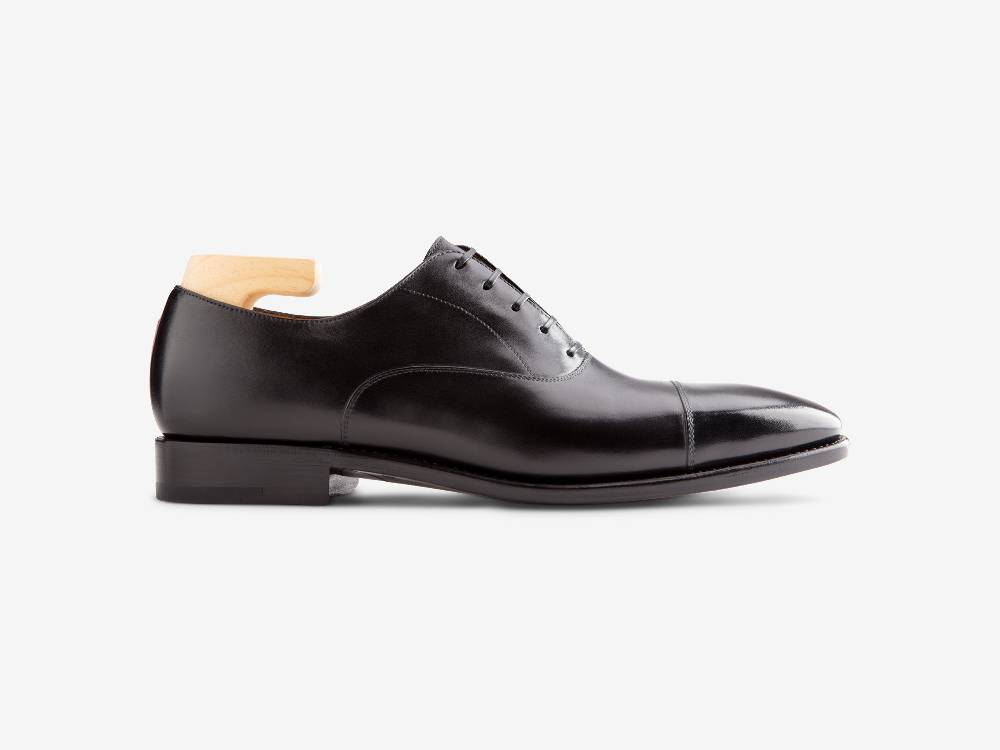 Paolo Sartori Art. 576 Oxford in pelle Anticata Nera