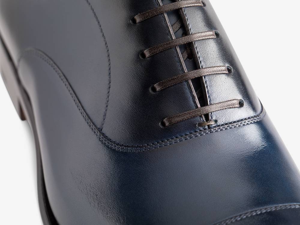 Paolo Sartori Art. 576 Oxford In Pelle Anticata Oceano