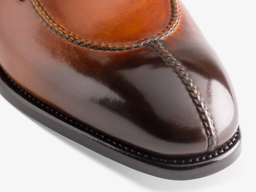 Paolo Sartori Art. 583 Derby In Pelle Anticata Cognac