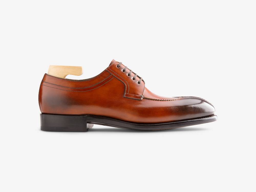 Paolo Sartori Art. 583 Derby in pelle Anticata Cognac