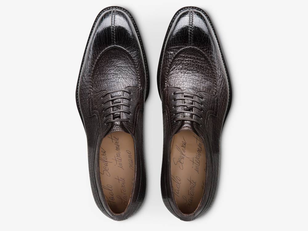 Paolo Sartori Art. 583 Derby In Pelle Di Squalo Anticata Vietri