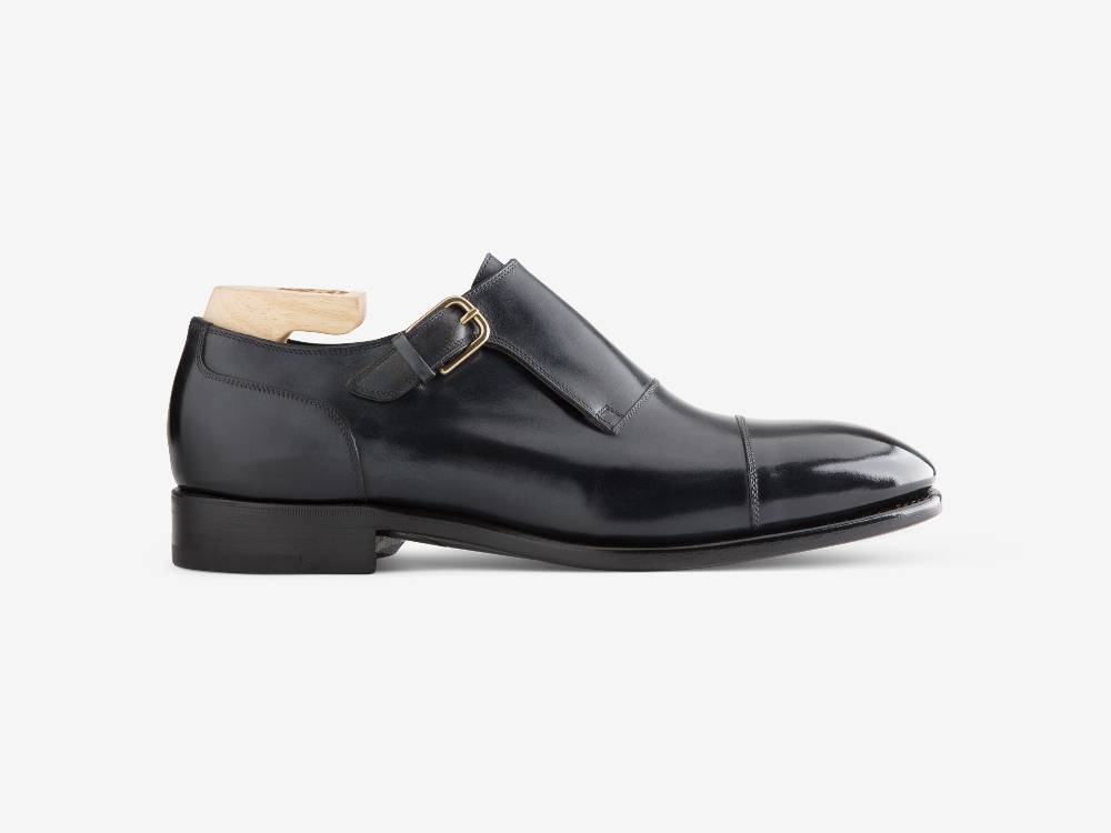 Paolo Sartori Art.612 Mono Fibbia in pelle Anticata Oceano