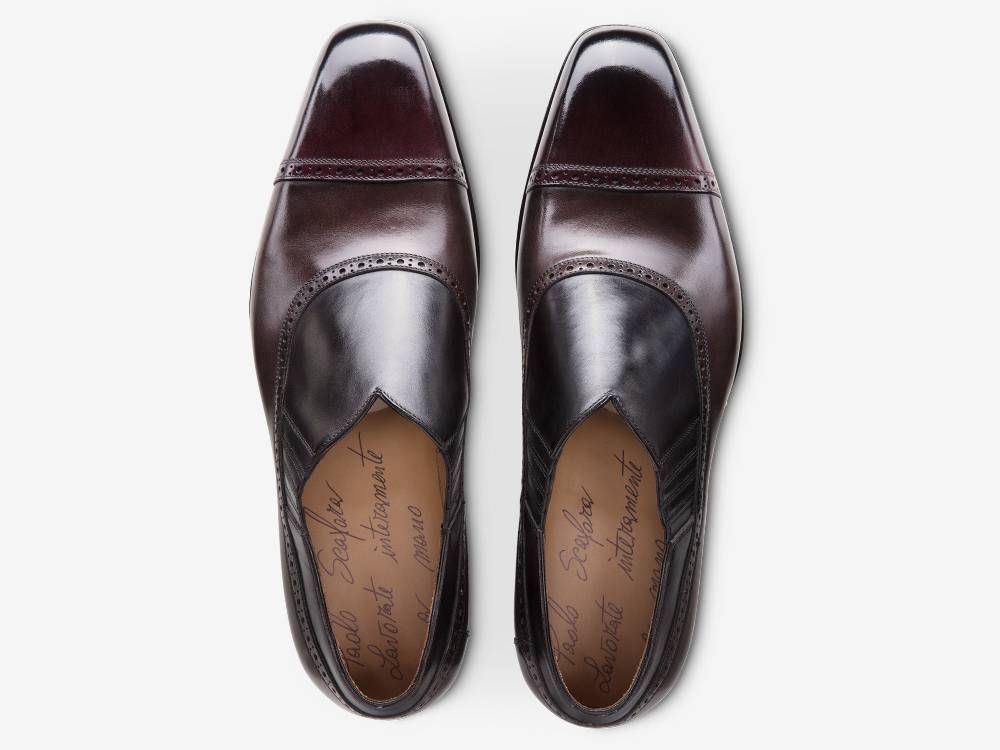 Paolo Sartori Art.615 Oxford In Pelle Anticata Vietri