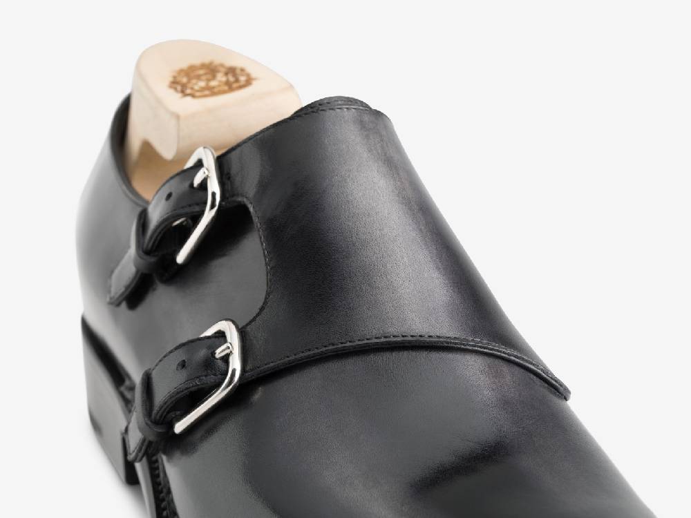 Paolo Sartori Art.650 Doppia Fibbia In Pelle Anticata Furore