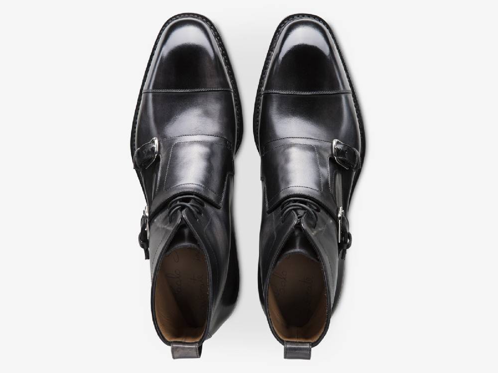 Paolo Sartori ART. 654 Stivaletto Doppia Fibbia In Pelle Anticata Furore