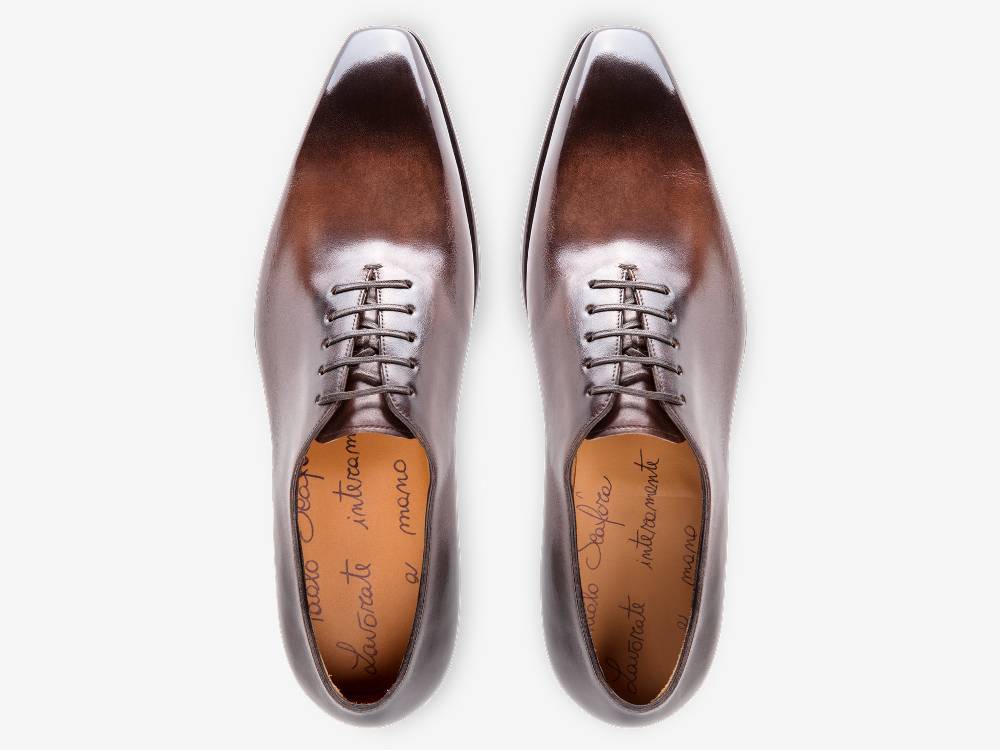 Paolo Sartori Art. 680 Oxford Un Pezzo In Pelle Anticata Vietri