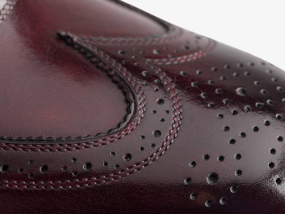 Paolo Sartori Art. 699 Oxford In Pelle Anticata Bordeaux