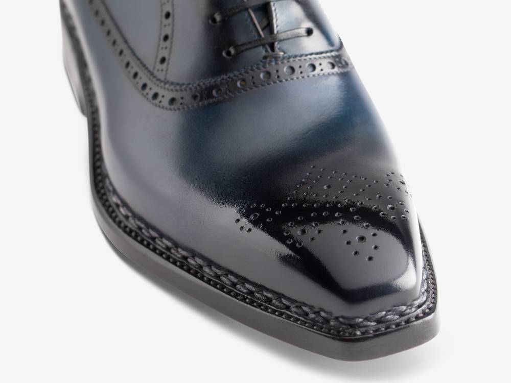 Paolo Sartori Art. 700 Oxford In Pelle Anticata Oceano