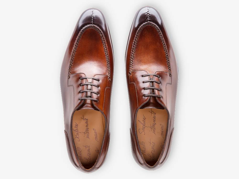 Paolo Sartori Art. 701 Derby In Pelle Anticata Amalfi