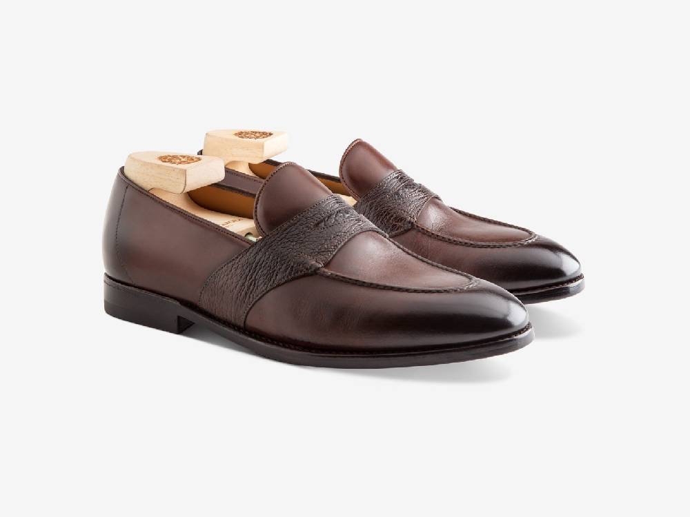 Paolo Sartori Art. 726 Loafer In Antiqued Montella Leather