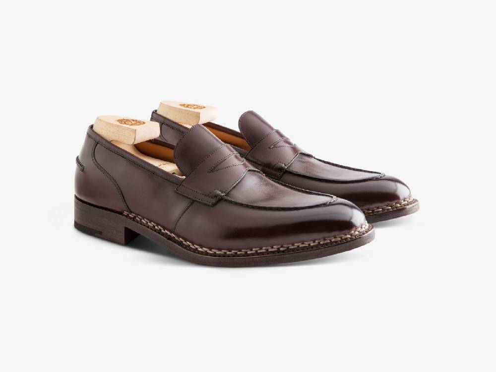 Paolo Sartori Art. 737 Loafer In Antiqued Positano Leather
