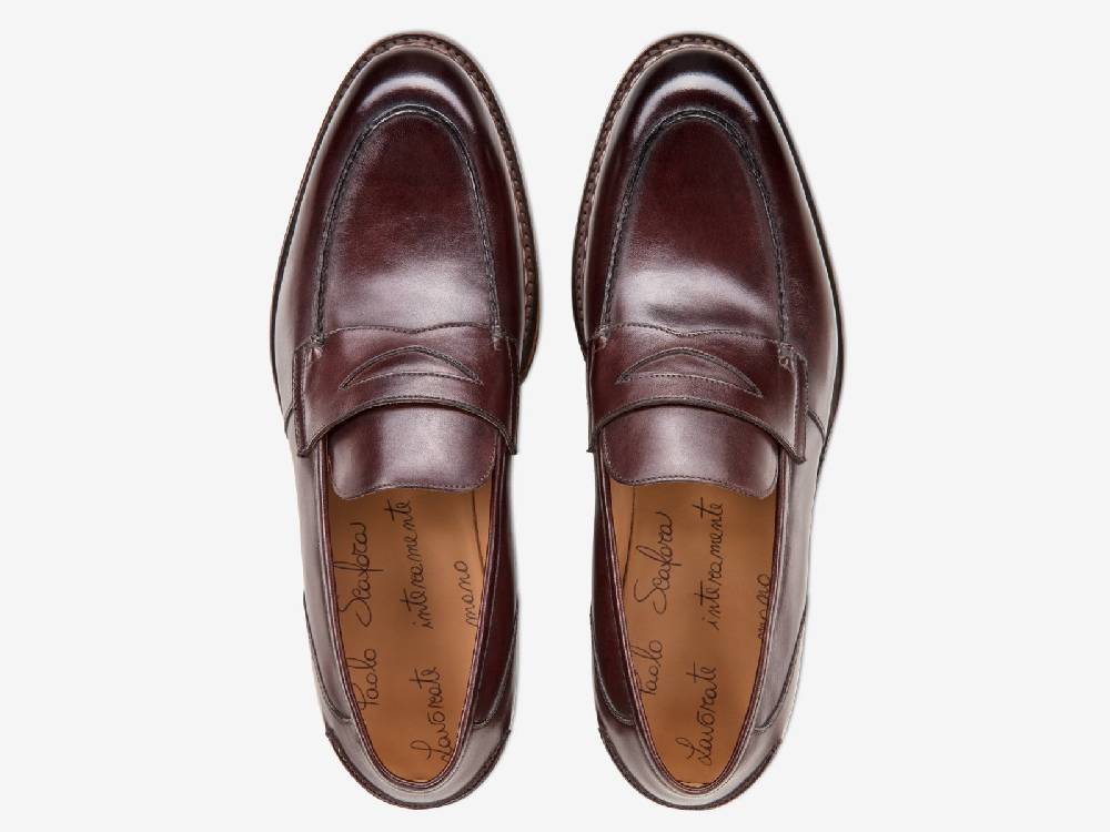 Paolo Sartori Art. 737 Loafer In Antiqued Positano Leather