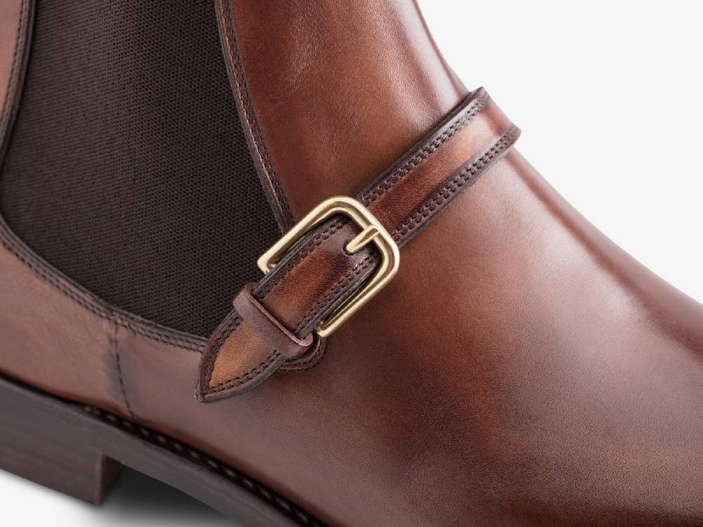 Paolo Sartori Art. 767 Chelsea Boot In Antiqued Montella Leather