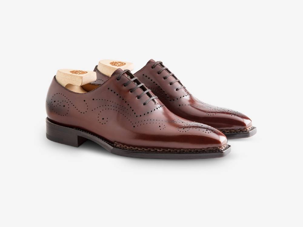 Paolo Sartori Art. 768 Oxford In Antiqued Positano Leather