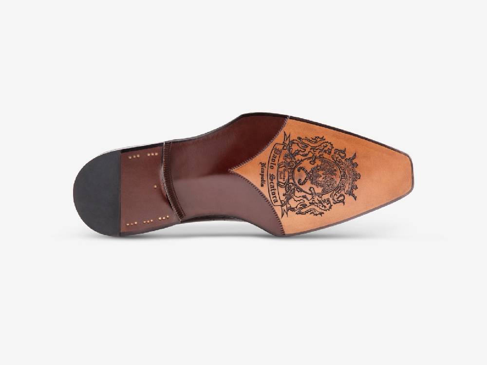 Paolo Sartori Art. 768 Oxford In Antiqued Positano Leather