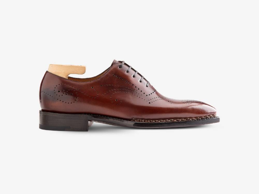 Paolo Sartori Art. 768 Oxford in Antiqued Positano Leather