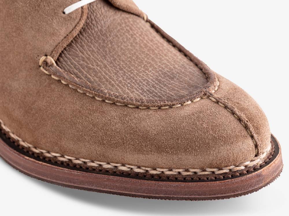 Paolo Sartori Art. 797 Derby In Cocco Suede And Shark Leather