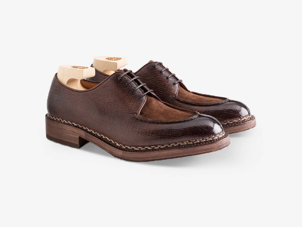 Paolo Sartori Art. 797 Derby In Montella Shark And Suede Leather