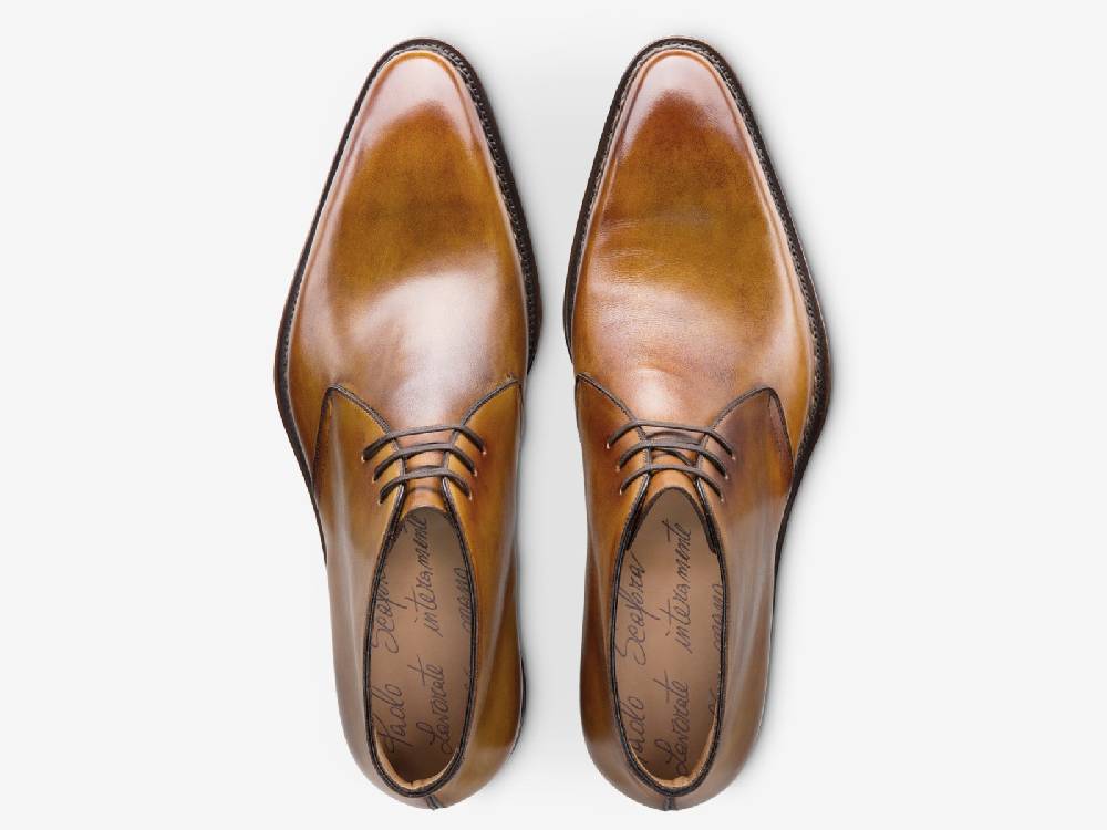 Paolo Sartori Art.St54 Desert Boot In Pelle Anticata Ravello