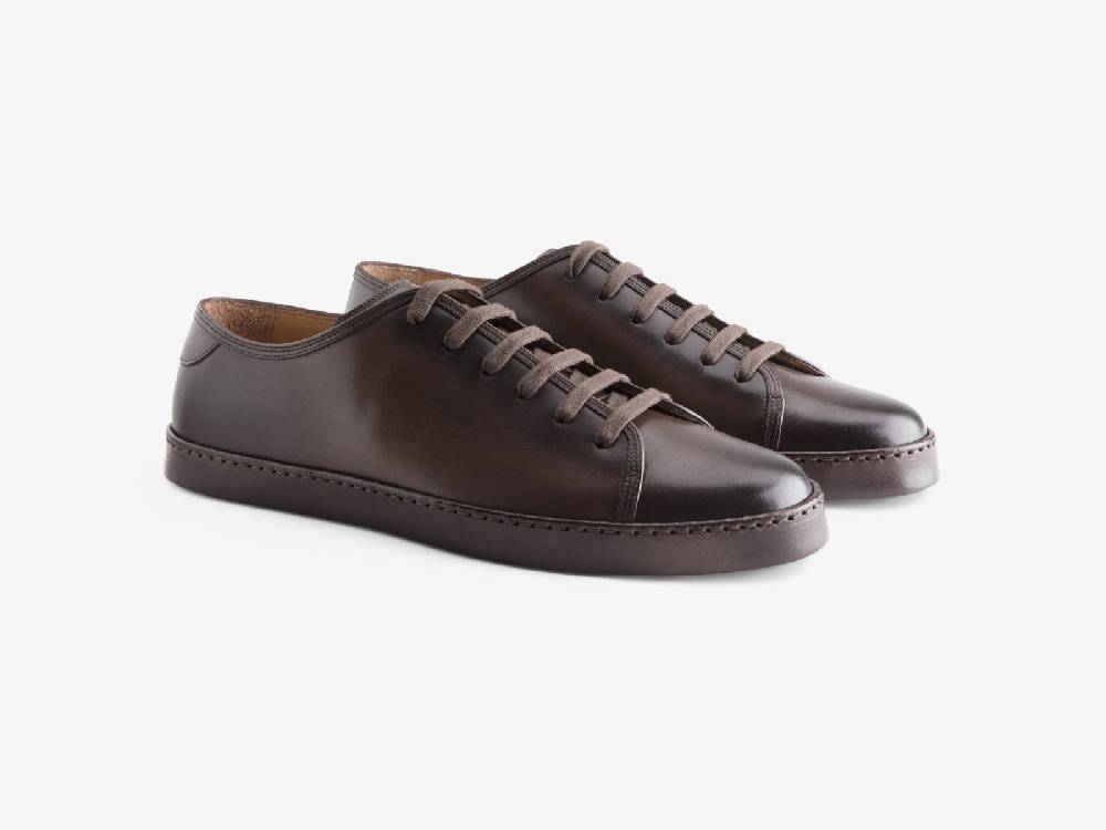 Paolo Sartori Art.Tenny1 Sneakers In Vitello Anticato Vietri