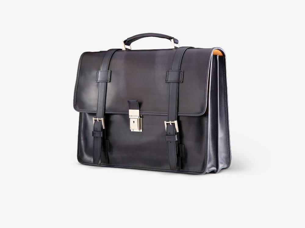 Paolo Sartori Briefcase Briefcase In Pelle Anticata Furore