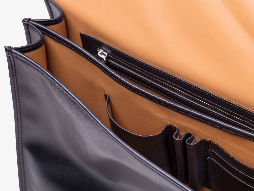 Paolo Sartori Briefcase Briefcase In Pelle Anticata Furore