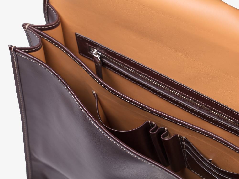Paolo Sartori Briefcase Briefcase In Pelle Anticata Vietri