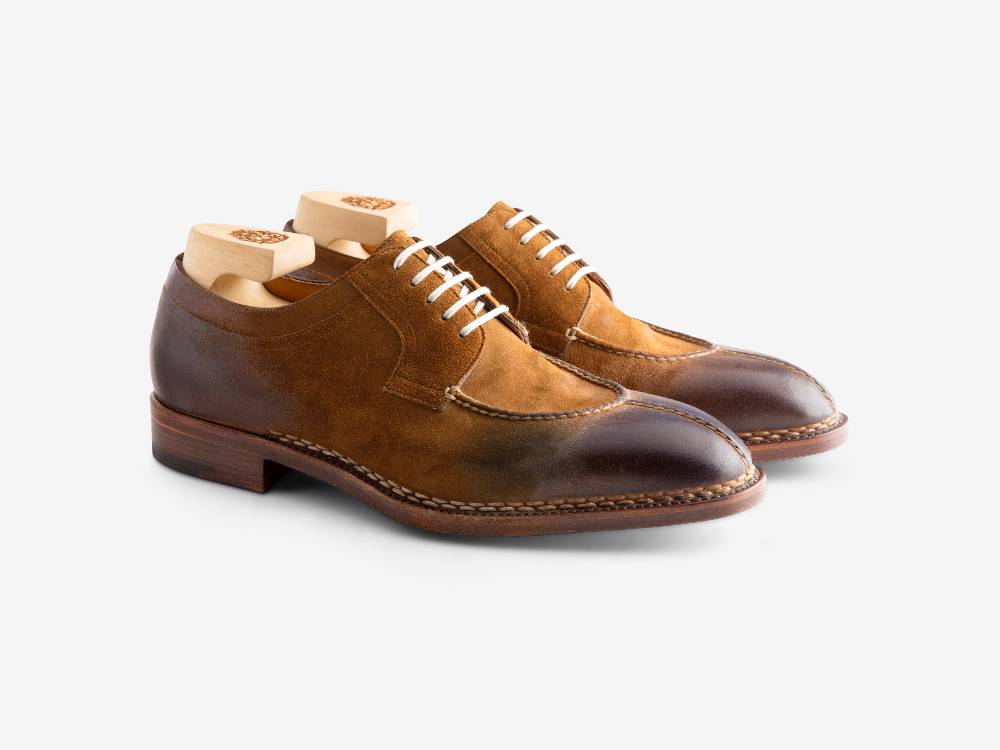 Paolo Sartori Art. 583 Derby In Camoscio Mountarde