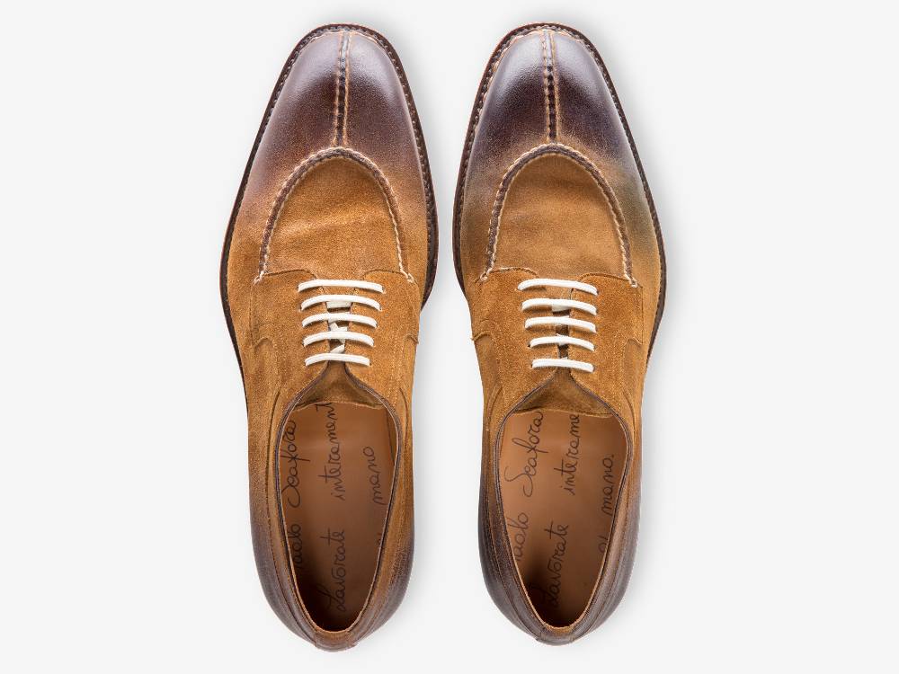 Paolo Sartori Art. 583 Derby In Camoscio Mountarde