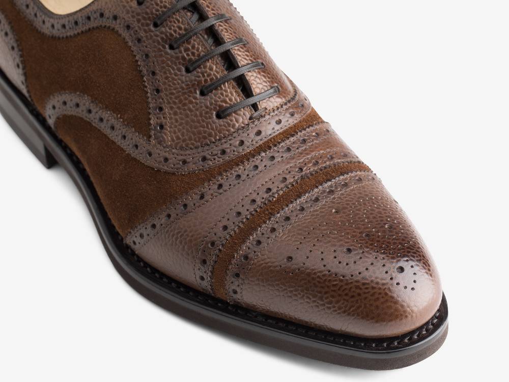 Paolo Sartori Art.626 Oxford In Camoscio Marrone
