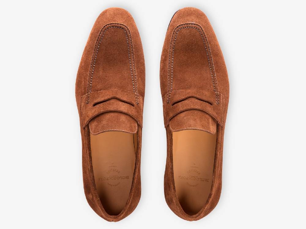 Paolo Sartori Art. 638 Mocassino In Camoscio Snuff