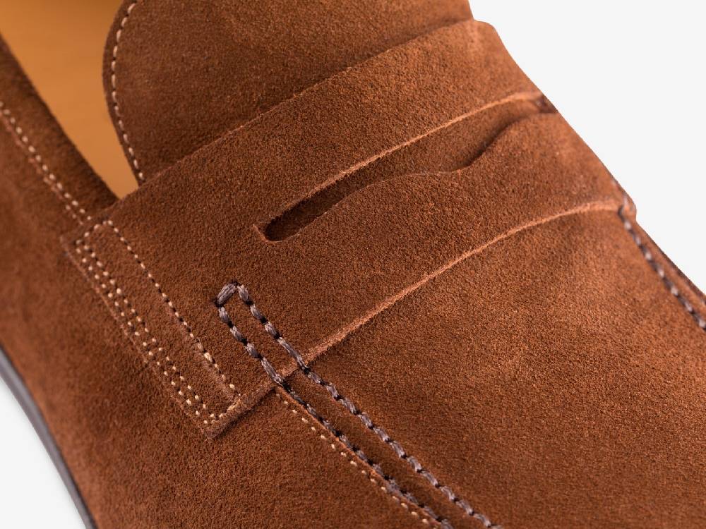 Paolo Sartori Art. 638 Mocassino In Camoscio Snuff